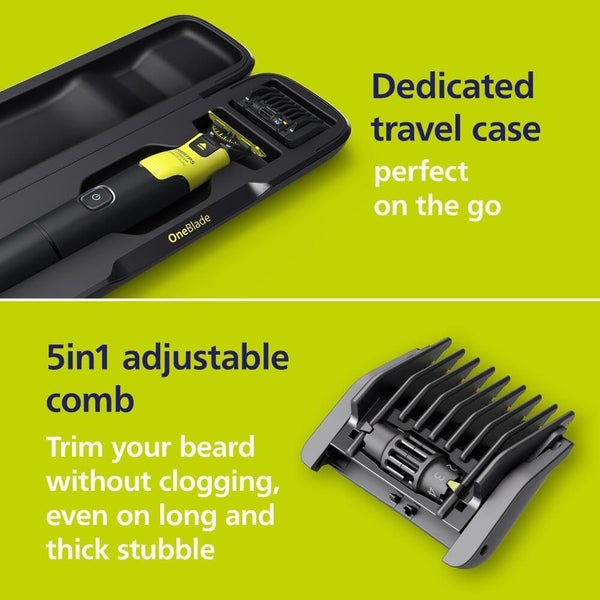 Philips Norelco Smart App OneBlade 360 Face + Body Connected Trimmer Carousel 7