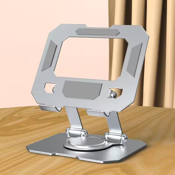 360° Rotating Metal Tablet Stand Universal Adjustable Desktop Holder Carousel 2