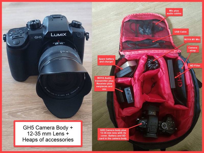 Panasonic Lumix GH5 Mirrorless Camera body + Lens + Heaps of accessories Carousel 1