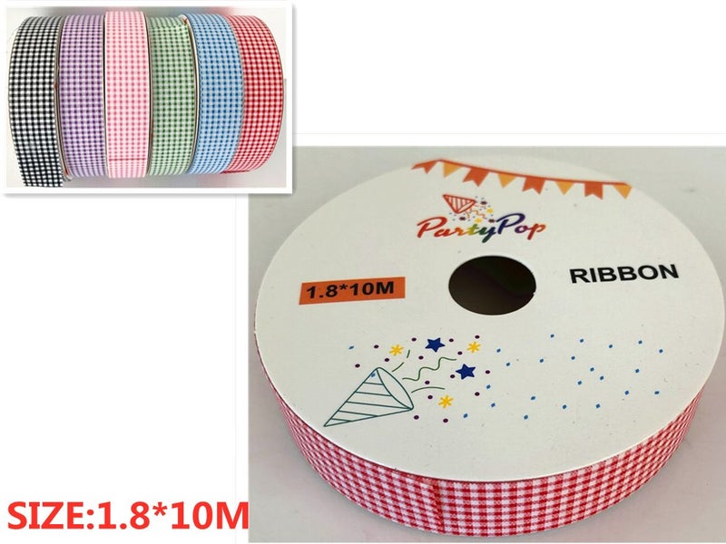 RIBBON 1.8*10M RD/WHITE Carousel 1