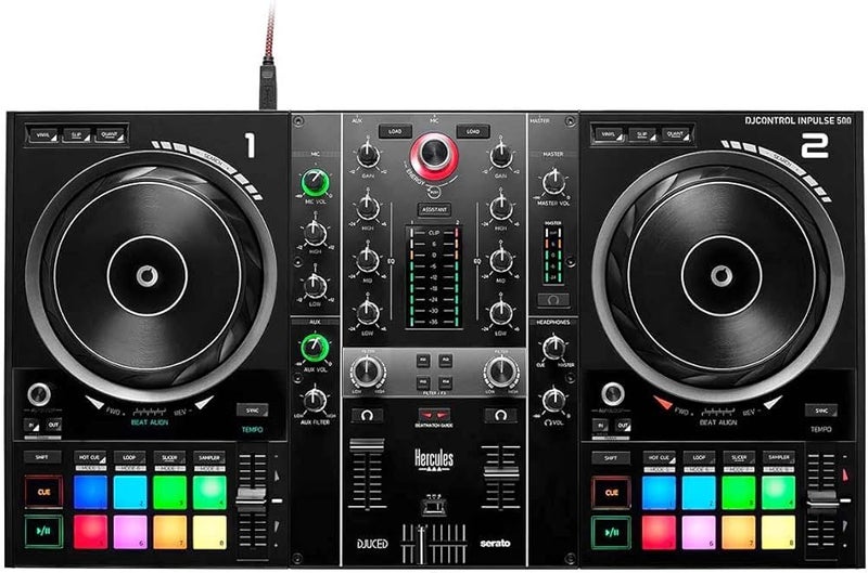 Hercules DJ DJControl Inpulse 500 2-Ch DJ Controller Carousel 1