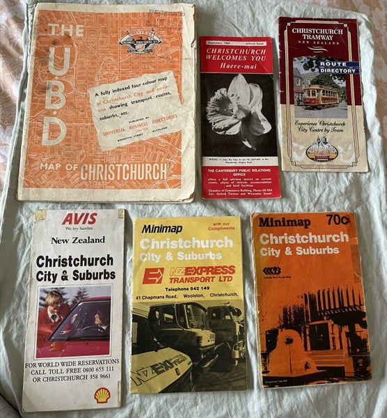 Edited listing now 6 Old Christchurch Maps Carousel 1