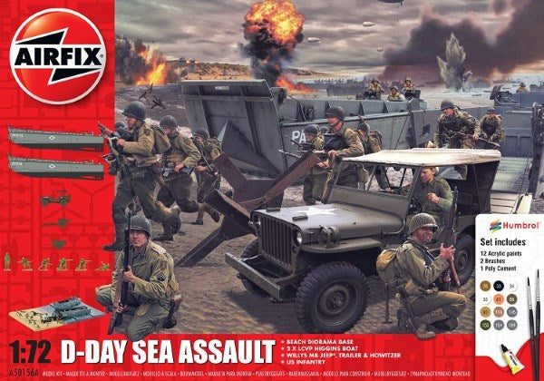 Airfix 50156A 1/72 Gift Set: D-Day Sea Assault Carousel 1