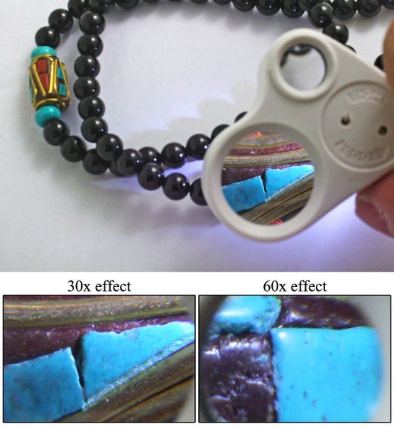 LOUPE MAGNIFIER 30x22mm and 60x12mm Carousel 2