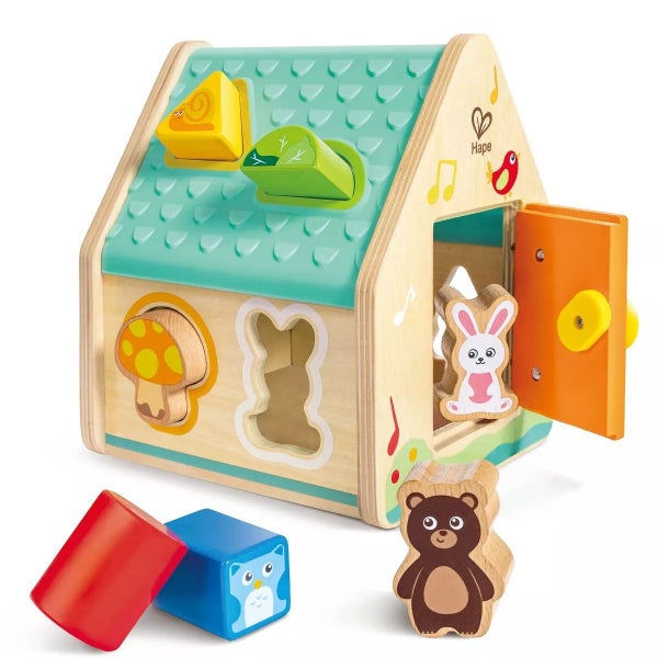 Hape: Critter House Shape Sorter Carousel 2