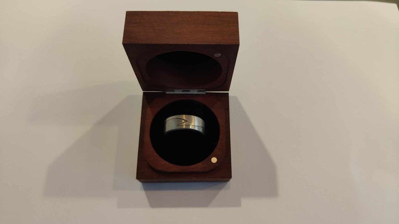 Custom men's gold and platinum modern fusion ring (valued at $4995) Carousel 1