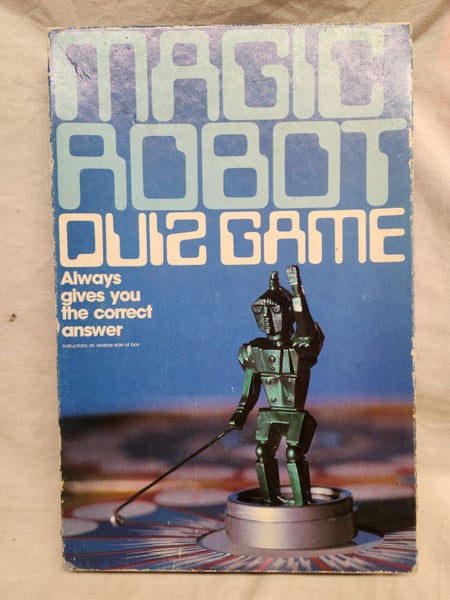 Magic Robot Quiz Game Holdson New Zealand Board Game Circa 1970's Carousel 1