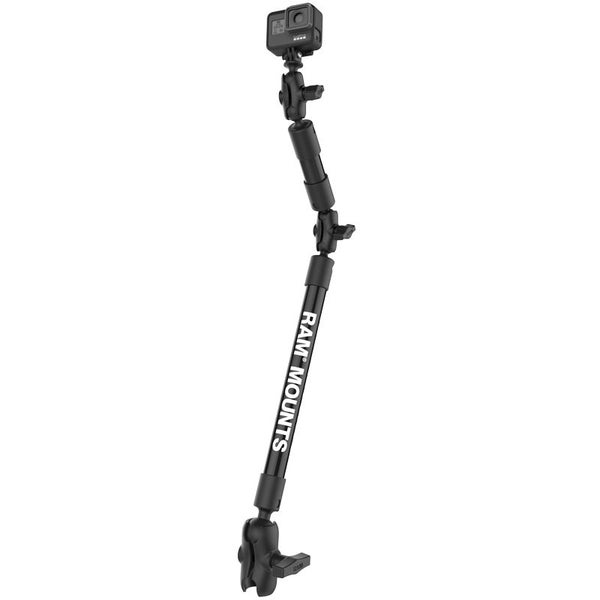 RAP-201-B- 12-4-A-GOP1 :: RAM Tough-Pole 30" Socket Arm With Universal Camera Carousel 1