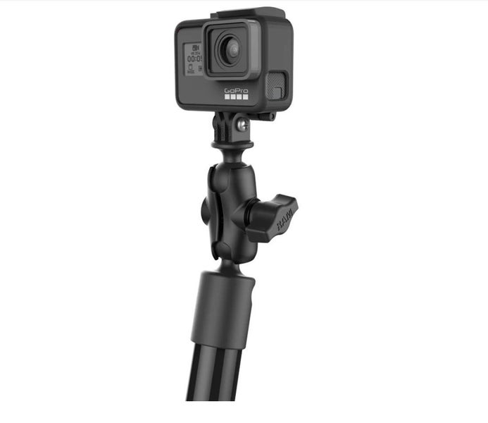 RAP-201-B- 12-4-A-GOP1 :: RAM Tough-Pole 30" Socket Arm With Universal Camera Carousel 2