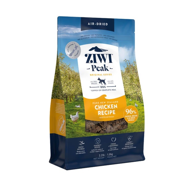 Ziwi Peak Air Dried Free Range Chicken Dog Food 1KG Carousel 1