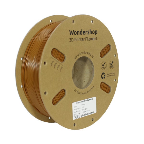 3D Printer PLA+ Solid Color Filament 1.75mm 1kg - Brown Carousel 1