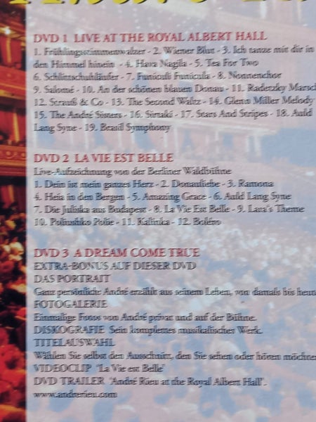 best of andre rieu -- 3 dvd set (B) Carousel 2