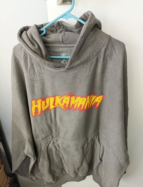 WWE Culture Kings X Hulk Hogan Hulkamania Premium Hoodie Brand New! Carousel 1