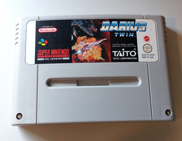Super Nintendo Game - Darius Twin - shmup - SNES Carousel 1