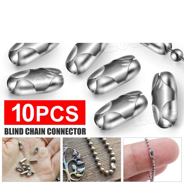 10x Roller Blind Ball Chain Cord Connector Joiner Vertical Roman HollandPart Carousel 1