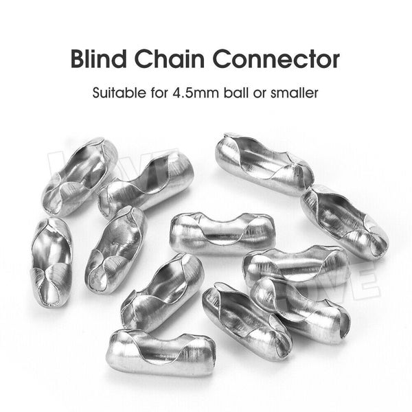 10x Roller Blind Ball Chain Cord Connector Joiner Vertical Roman HollandPart Carousel 2
