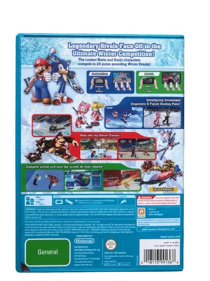 MARIO & SONIC at the Olympic Winter Games: Sochi 2014 (Wii U) *MINT COMPLETE* Carousel 2
