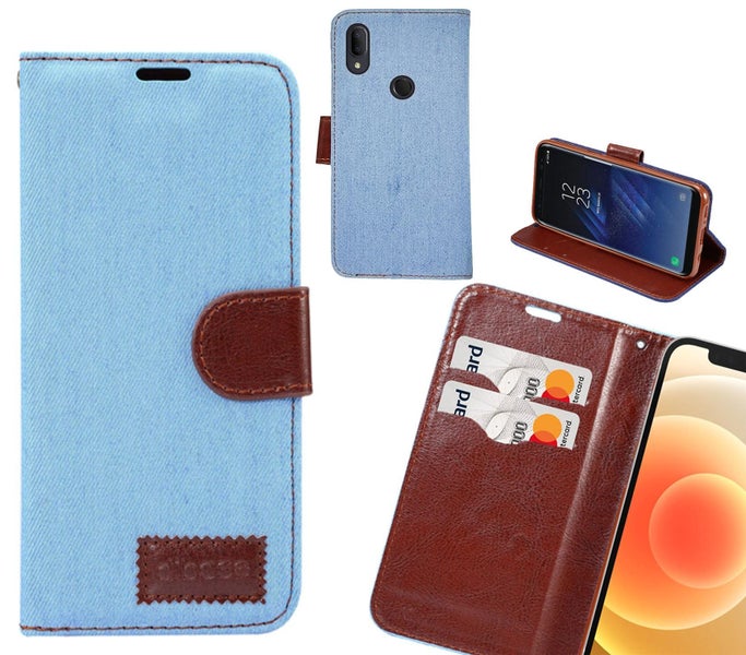 Alcatel 3v Case Wallet Case Denim Leather Case Trade Me Marketplace