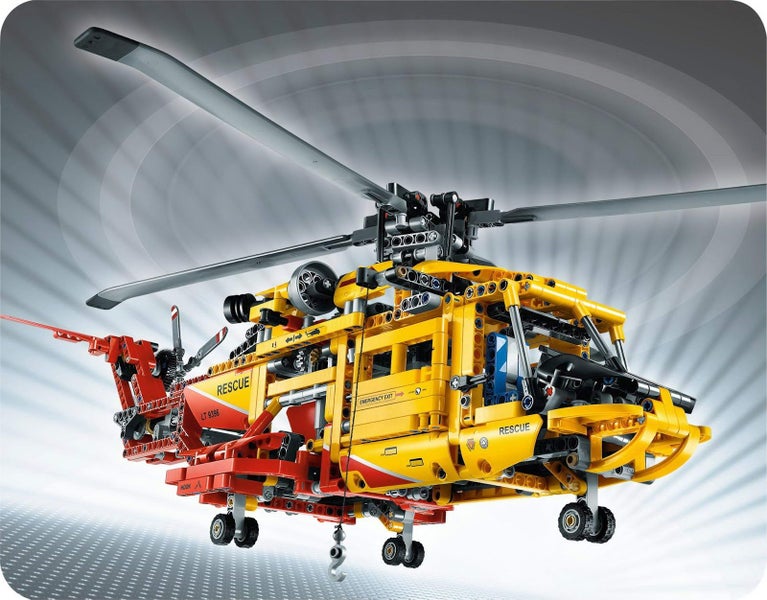 #9396 TECHNIC HELICOPTER - AWESOME BIG LEGO TECHNIC SET - 1056 PIECES! + BONUS! Carousel 2
