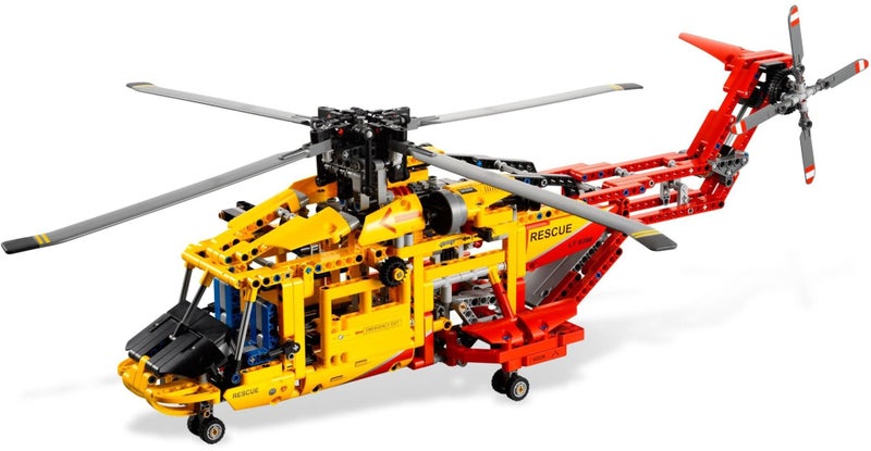 #9396 TECHNIC HELICOPTER - AWESOME BIG LEGO TECHNIC SET - 1056 PIECES! + BONUS! Carousel 8
