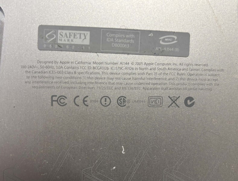 iMac G5 17" Model A1144 (faulty) Carousel 5