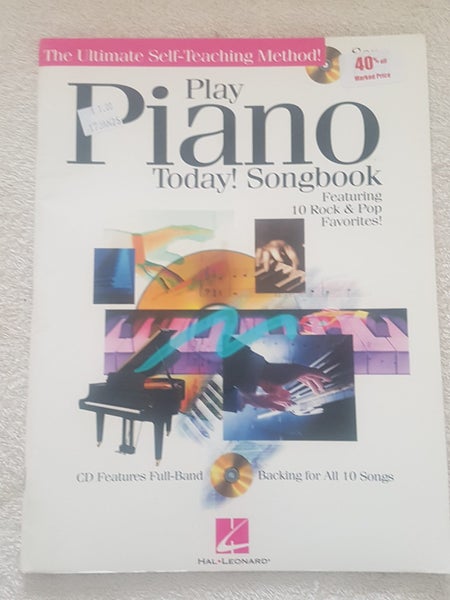 Play piano today, song book. Carousel 1