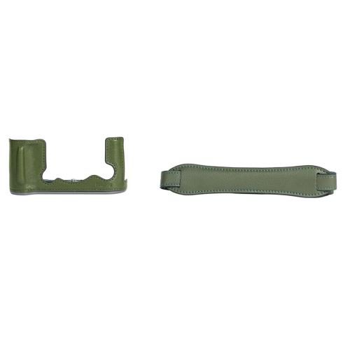 SmallRig Leather Half Case Kit for FUJIFILM X-T50 (Green) - Removable Shoulder Carousel 1