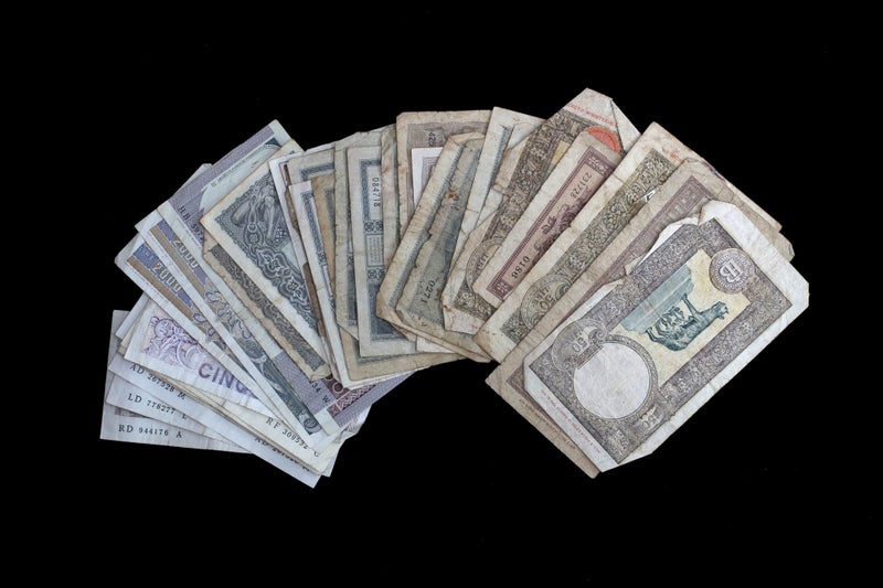 Banknotes - ITALY - LOT of 42x Mixed OLD Notes Carousel 1