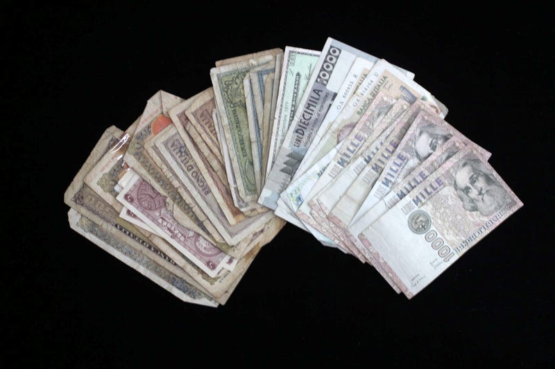 Banknotes - ITALY - LOT of 42x Mixed OLD Notes Carousel 2