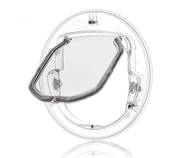 Round Pet Door for Cats And Small Dogs Door Flap for Screen Glass Window Tr Carousel 1