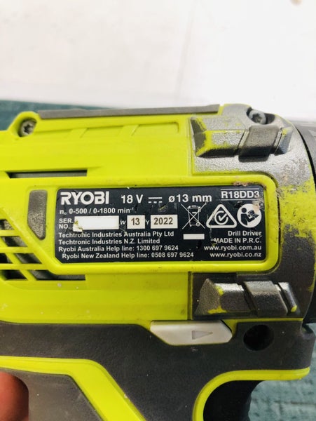 ### $1 Reserve ### Ryobi ONE+ 18V Drill Driver - Tool Only Carousel 6