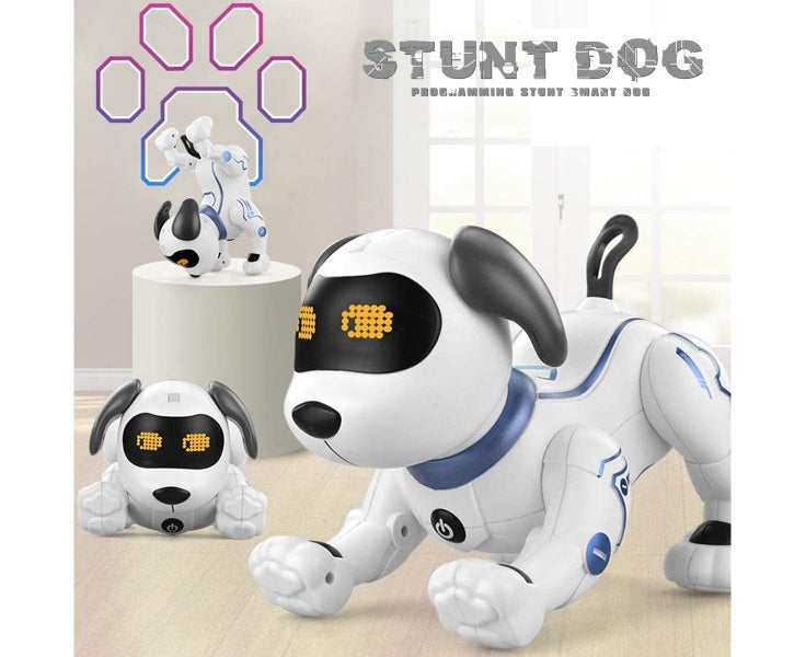Remote Control Dog, RC Robotic Stunt Puppy Voice Control Toys Handstand Pus Carousel 6