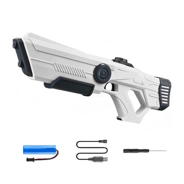 Electric Water Gun High Capacity Automatic Squirt Guns for Kids Adults-White Carousel 1