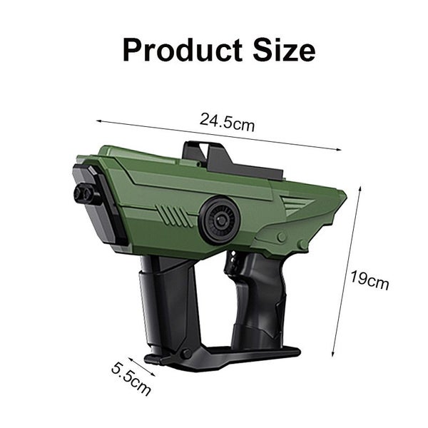 Double Nozzle Water Guns Long Range Toys for Pool Beach Outdoor-Green Carousel 2