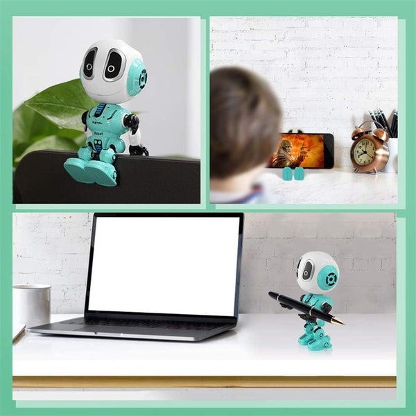 Talking Robots for Kids Rechargeable with Sound & Lights Interactive Toy-Blue Carousel 6