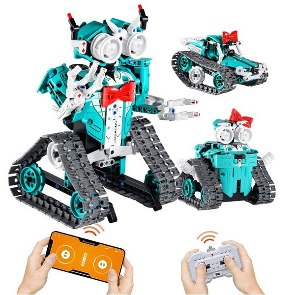 3-In-1 Robot Building Kit with Remote Control & APP Programming Toy-8029 Carousel 1