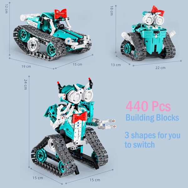3-In-1 Robot Building Kit with Remote Control & APP Programming Toy-8029 Carousel 2