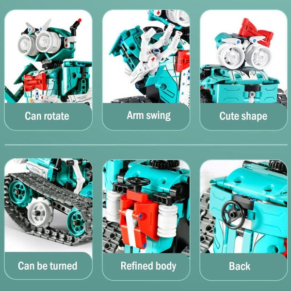 3-In-1 Robot Building Kit with Remote Control & APP Programming Toy-8029 Carousel 6