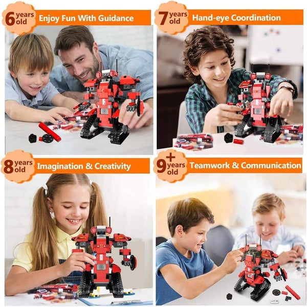 Robot Building Block Kit with RC/App Control DIY Programming Kids Toy-13001 Carousel 6
