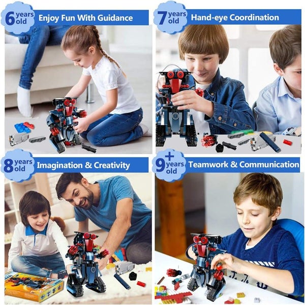 Robot Building Block Kit with RC/App Control DIY Programming Kids Toy-13002 Carousel 6