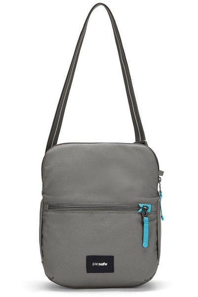 Pacsafe GO Anti-Theft Recycled Saddle Crossbody Bag Stone Carousel 11