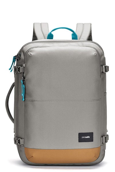 Pacsafe GO 34L Anti-Theft Recycled Carry-On Backpack Stone Carousel 2