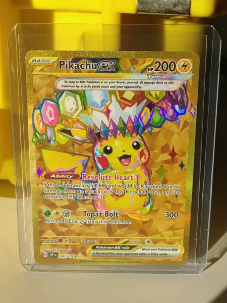 Pikachu ex (surging sparks) Carousel 1