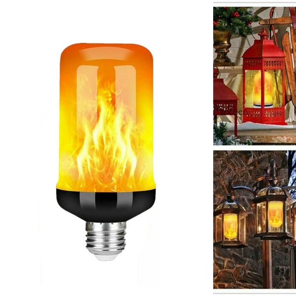 Bulb Flame Effect Fire Light Bulb E27 Carousel 2
