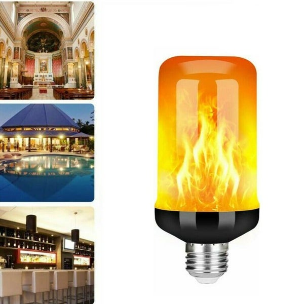 Bulb Flame Effect Fire Light Bulb E27 Carousel 5