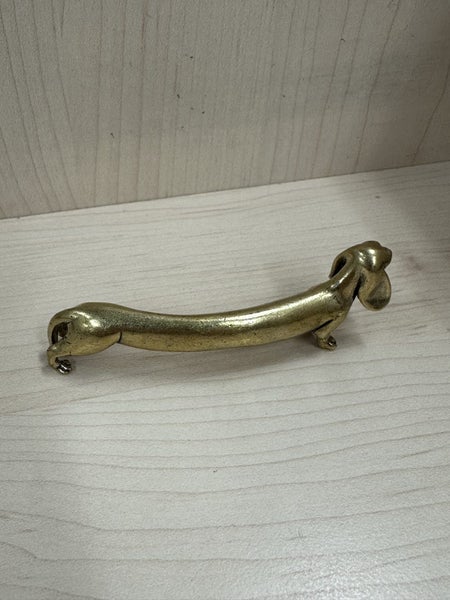 Dachshund brass figurine 7.5cm x 2.4cm Carousel 5