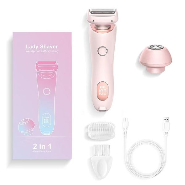 Electric Shaver For Women, 2 In 1 Bikini Trimmer Face Shavers Hair Removal Carousel 5