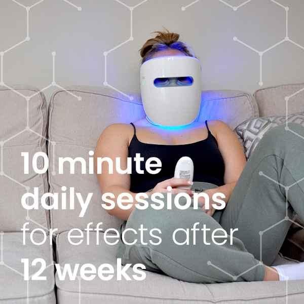 Led Light Therapy Mask, Wireless Infrared, Red & Blue Light Mask Skincare Carousel 2