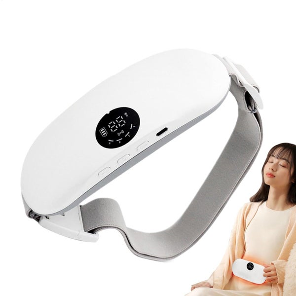 Period Cramp Massager, Portable Electric Heating Pad Waist Back Abdomen Carousel 1