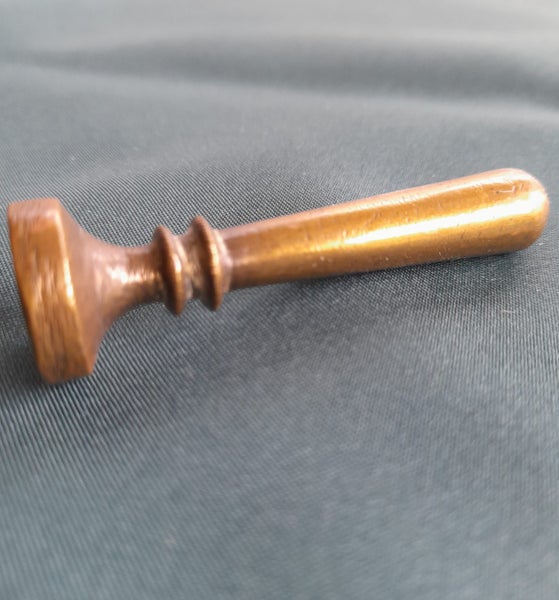 Small Brass Wax Seal Stamper Elaborate Stamp Carousel 3